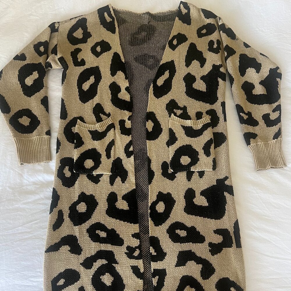 Leopard Print Cardigan